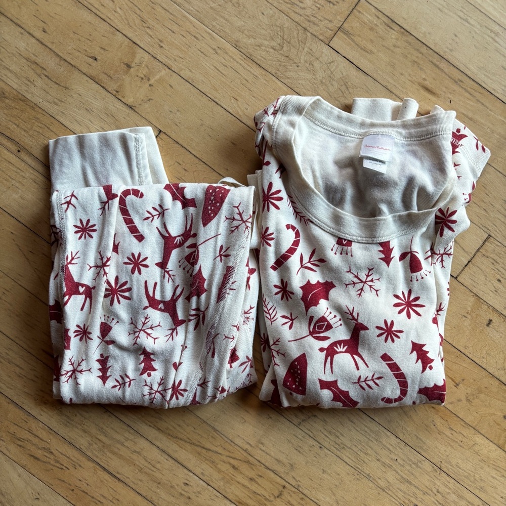 Hanna Andersson women's Pajama Set in Scandicane. Size L